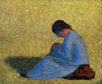 Georges Seurat : Seated Woman